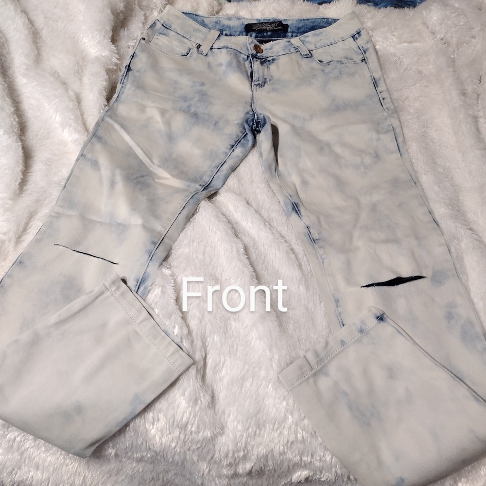 Sunrise51 Premium Denim Acid Wash Low Rise Jeans/ SZ 9x30L/ NWOT/ See Pics Szing